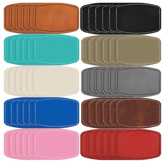 CUSTOM ENGRAVED Iron on leather at patch - Picture 3 of 5